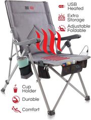 Heated Portable Camping Chair