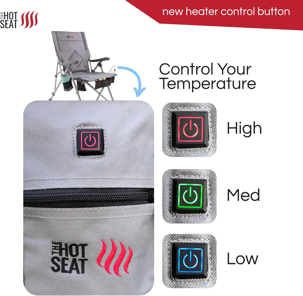 Heated Portable Camping Chair - Pop Design Products