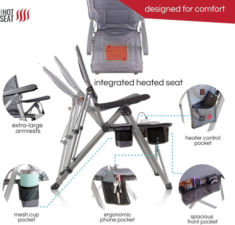 Heated Portable Camping Chair