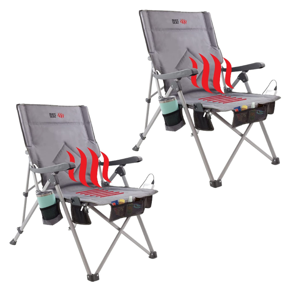 Heated Portable Camping Chair - Pop Design Products