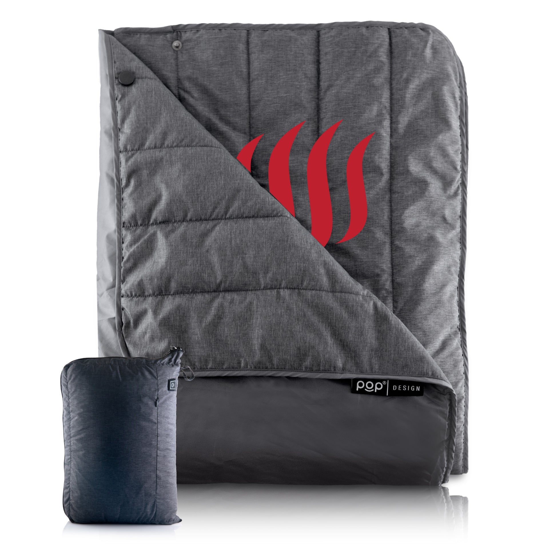 Portable USB Heated Fleece Throw Blanket - Pop Design Products