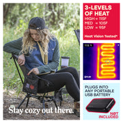 Heated Ultralight Compact Outdoor Chair