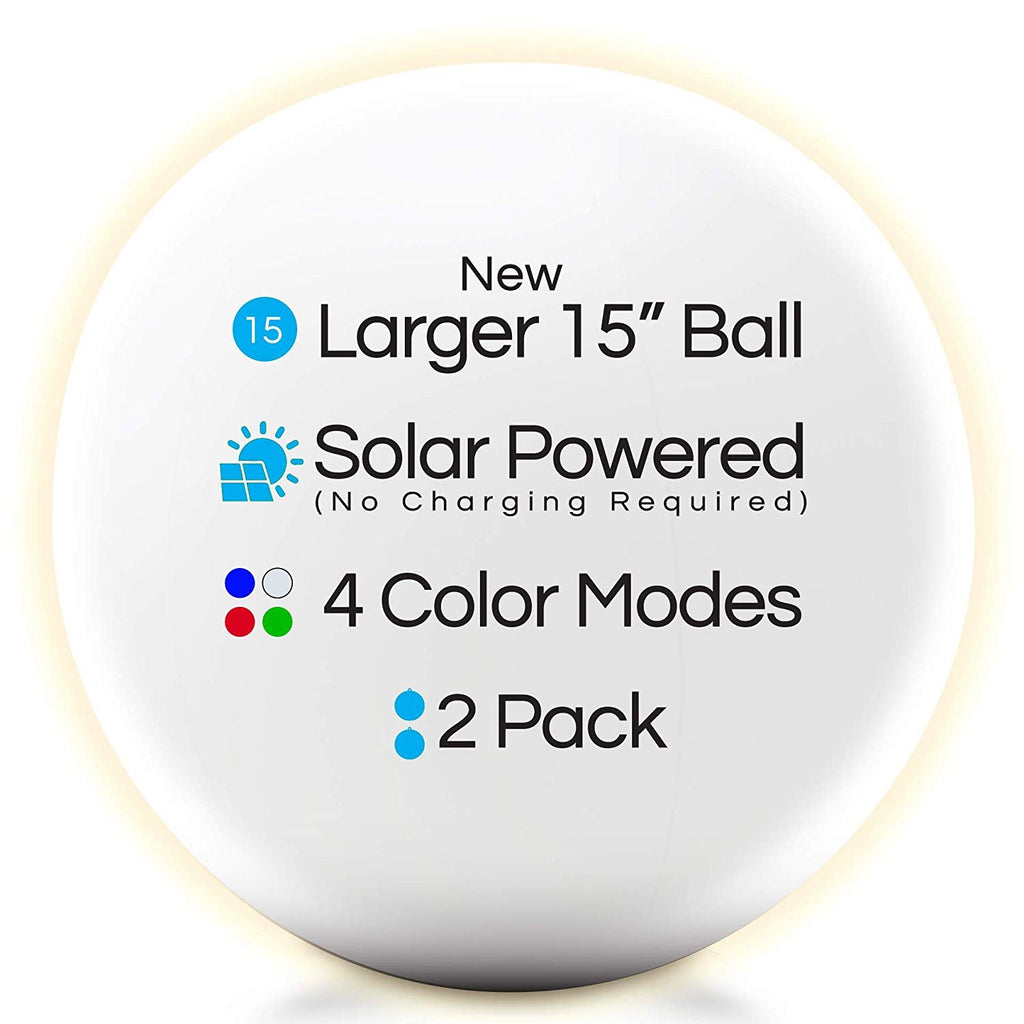 Inflatable Solar LED Balls - Pop Design Products