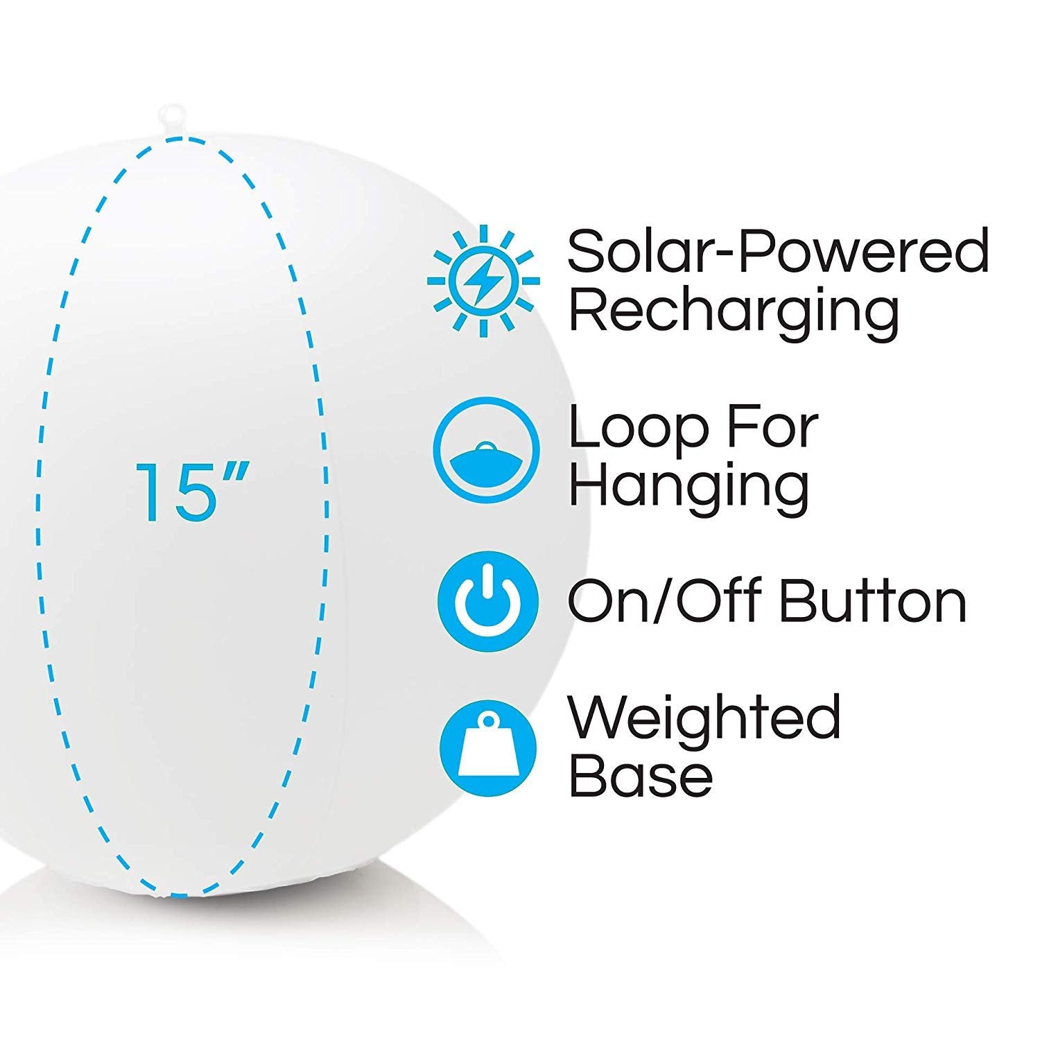 Inflatable Solar LED Balls - Pop Design Products