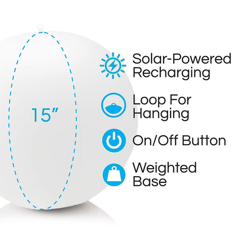 Inflatable Solar LED Balls